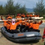  Perahu Penyebrangan di Bangodua Indramayu Terbalik