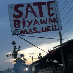  Sate Biawak Makin Marak di Indramayu