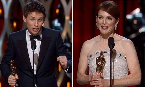  Eddie Redmayne, Julianne Moore Sabet Aktor & Aktris Terbaik Oscar