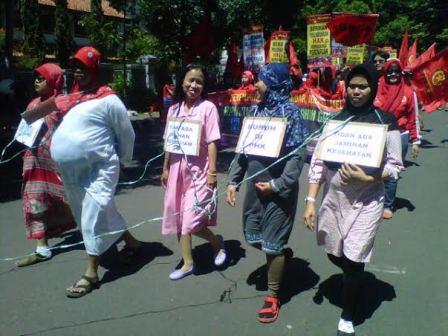  Buruh Sebut Penindasan Pekerja Perempuan sebagai Neoliberalisme