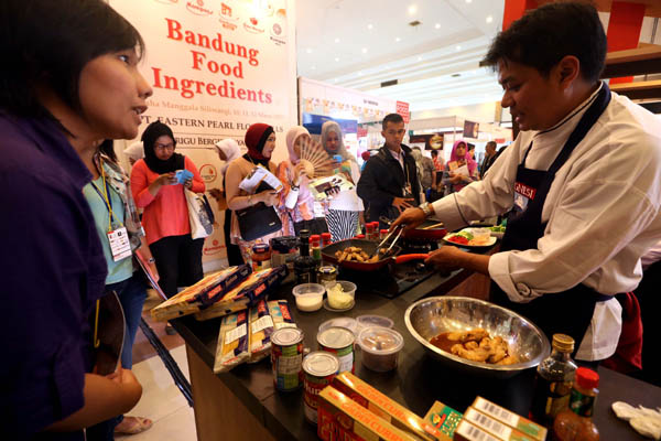  FOTO: Demo Masak Nonstop di Bandung Food Ingredients 2015