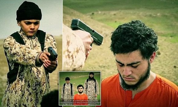  Eksekusi Terbaru, Bocah ISIS Tembak Mati Tawanan yang Diduga Mata-mata Israel