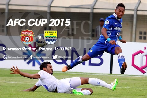  PIALA AFC: Ayeyawady vs Persib Berakhir Seri 1-1