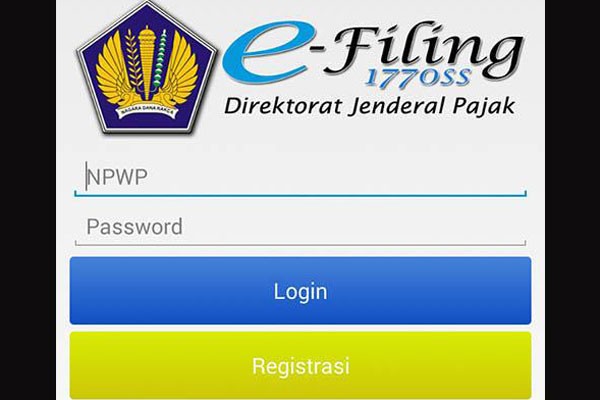  Ditjen Pajak Luncurkan Aplikasi Android e-Filing