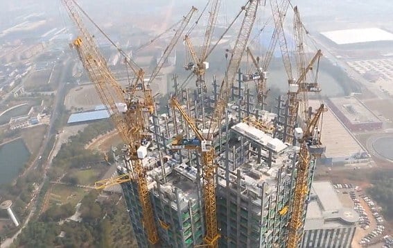  VIDEO: Hanya di China, Gedung Pencakar Langit Dibangun Dalam Waktu 19 Hari!