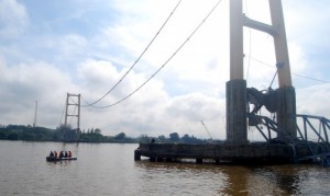  Proyek Jembatan Kartanegara Masuki Pemasangan Bentang Utama