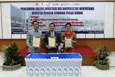  Galeri Investasi BEI Resmi Hadir di Universitas Widyatama