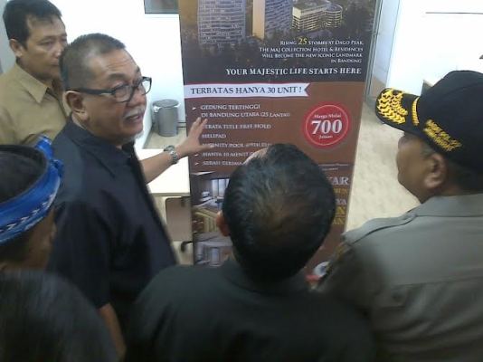  Geruduk Proyek The Maj Hotel, Wagub Deddy Mizwar Minta Pembangunan Disetop