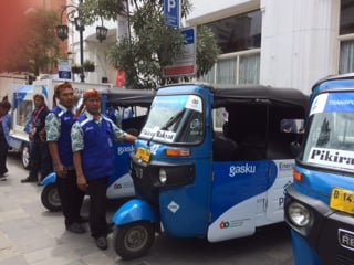  Wah... Bajaj Gas di Braga Jadi Objek Wisata Masyarakat