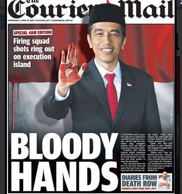  \'Tangan Berdarah\' Jokowi Jadi Headline di Australia