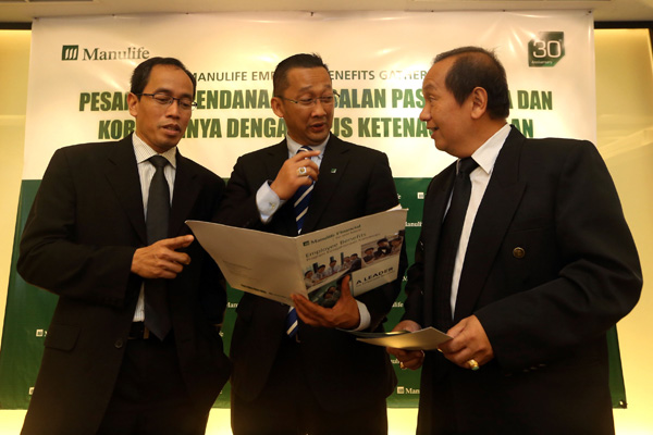  FOTO: DPLK Manulife Edukasi Korporat Miliki Program Pesangon