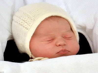 Putri Charlotte, putri kedua Pangeran William dan Kate Middleton/dailymail