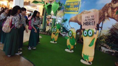  Ada Tokoh Kartun Minion di Festival Citylink