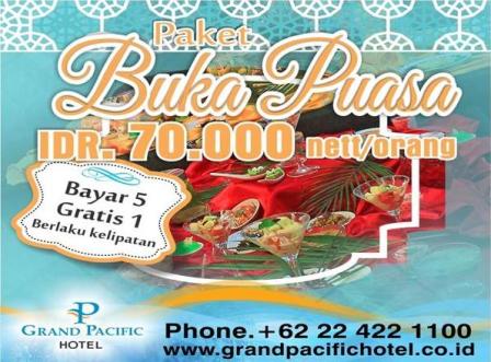  Grand Pacific Hotel Bandung Tawarkan Paket Spesial Ramadan dan Idulfitri