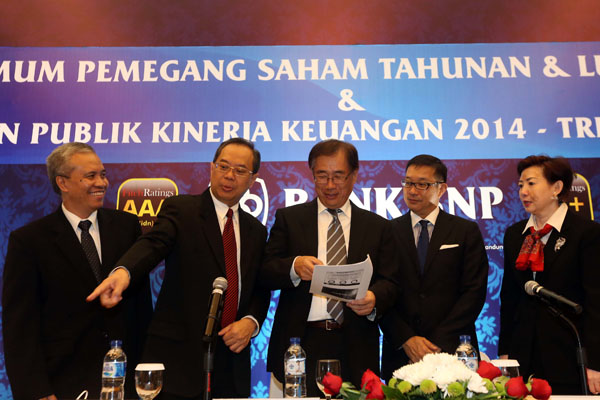  FOTO: 2015, BANK BNP Fokus Penyaluran Kredit Serta Optimalisasi Jaringan