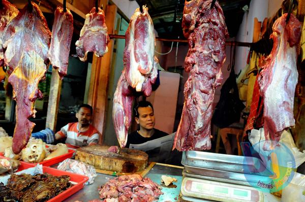  Pedagang Daging Sapi di Indramayu Mogok Berjualan