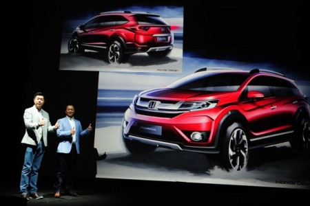  Penampakan Fisik Honda BR-V Hadir di GIIAS 2015