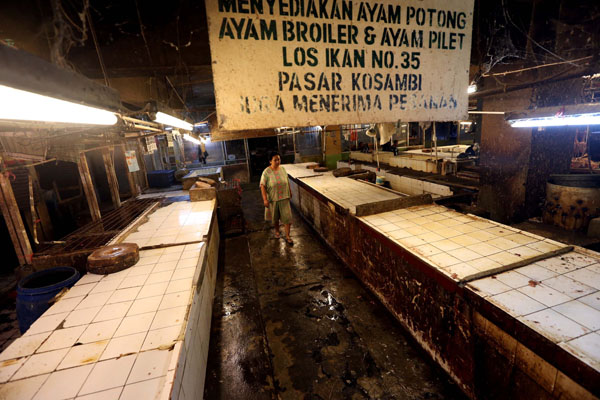  FOTO: Pedagang Ayam di Bandung Mogok Jualan