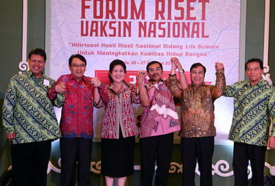  Forum Riset Vaksin Nasional, Mengalir Sampai Hilir