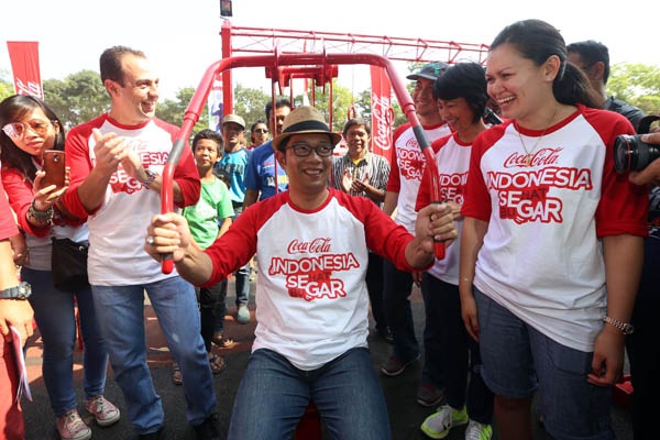  FOTO: Coca-Cola Indonesia Gandeng Nike Hadirkan \'Active Park\' di Bandung