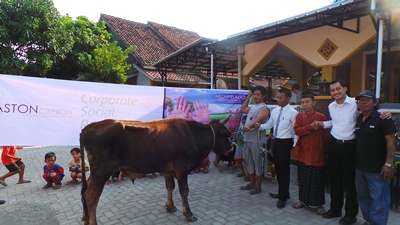  IDULADHA 2015: Aston Cirebon Berbagi Hewan Kurban
