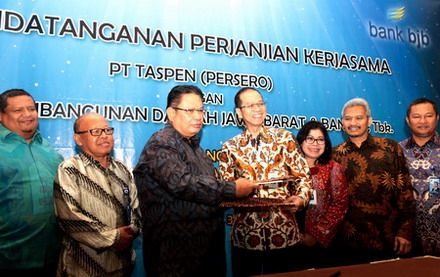  Taspen & Bank BJB Lanjutkan Kerja Sama Tabungan Hari Tua & Pensiun