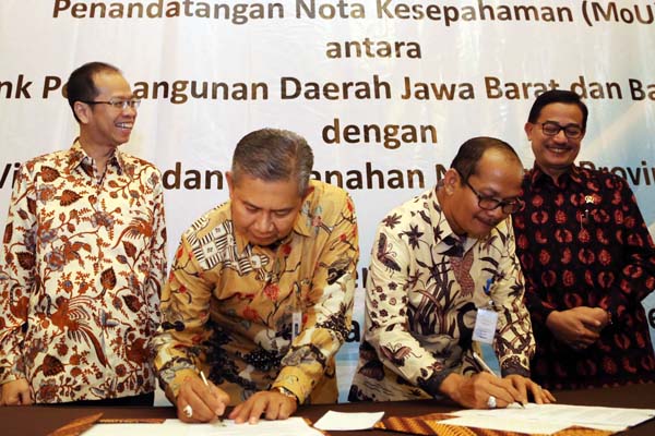  FOTO: BJB Layani Transaksi Penerimaan Biaya Layanan BPN