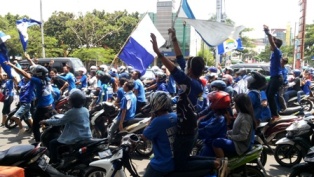  Ratusan Bobotoh Bogor Bergerak ke GBK