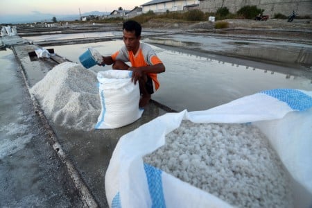  Petani Garam Cirebon Minta BBWS Lanjutkan Pembangunan Breakwater