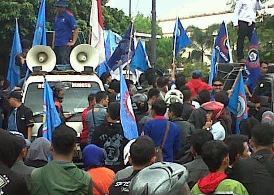  Diajak Demo, Buruh Cimahi Malah Malas-malasan