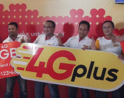  Area 4Gplus Indosat di Bandung Capai 70%