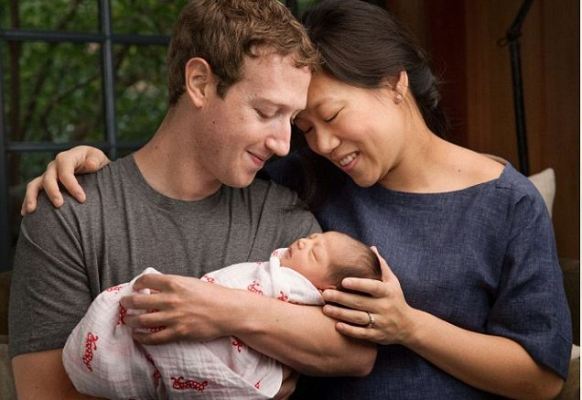  Bayinya Lahir Selamat, Mark Zuckerberg Langsung Sumbangkan 99% Hartanya