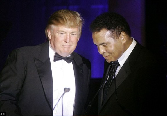  Muhammad Ali Damprat Donald Trump