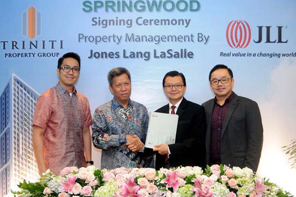  FOTO: PT. Jones Lang LaSalle Resmi Kelola Apartemen Springwood Residence   Tangerang