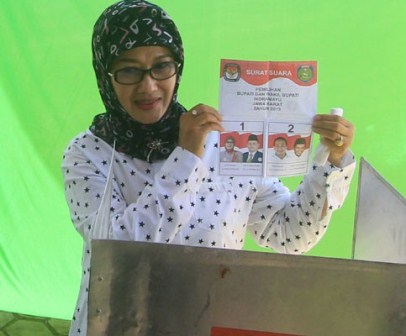  Hasil Rekapitulasi KPU, Anna-Supendi Menang di Pilkada Indramayu