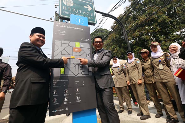  FOTO: Ridwan Kamil Resmikan Pedestrian Standar Internasional