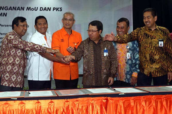  FOTO: PT Pos Indonesia Implementasikan Sinergi Antar BUMN