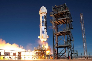  Blue Origin Sukses Luncurkan Roket