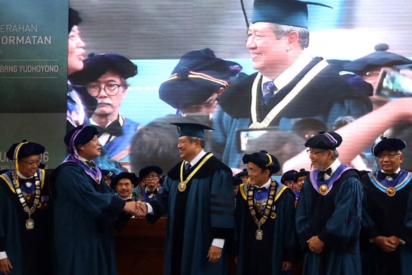  FOTO: SBY Dapat Gelar Doktor Kehormatan Dari ITB