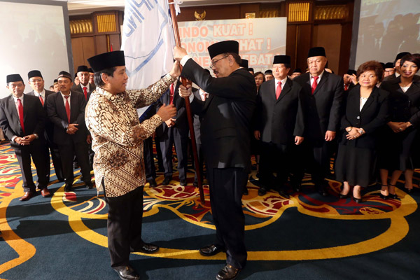  FOTO: Hariyadi Sukamdani Lantik Pengurus Apindo Jabar Periode 2015-2020