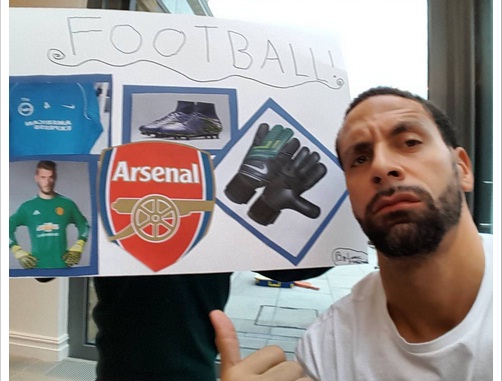  Rio Ferdinand Sedih Anaknya Ingin Bermain dengan Arsenal