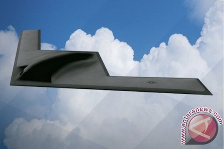 Gambaran artis atas sosok pesawat pembom-serang jarak jauh, B-21. Inilah proyeksi pesawat tempur abad ke-21 Amerika Serikat yang diyakini bisa menjawab keperluan mereka atas misi pengeboman strategis pada kancah global. (us air force)