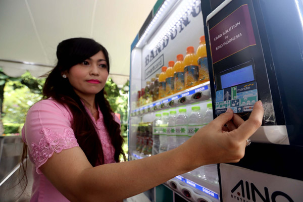  FOTO: Sepanjang 2015, Nilai Transaksi Uang Elektronik Capai Rp5,2 Triliun