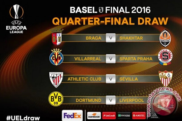  Ini Hasil Undian Perempat Final Liga Eropa