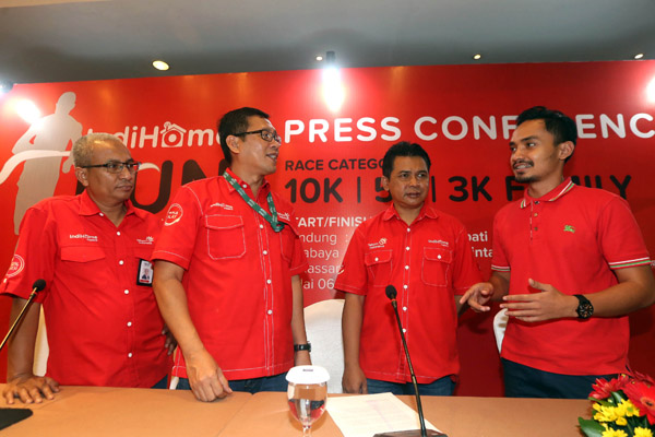  FOTO: Telkom Gelar IndiHome Run 2016 di Bandung, Surabaya dan Makasar