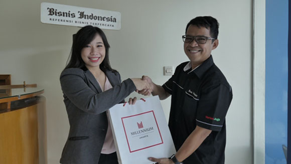  Kunjungan Millennium Hotel Sirih Jakarta ke Bisnis Indonesia Jabar