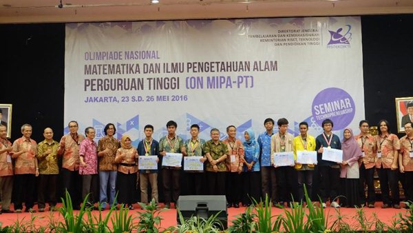  ITB Raih Juara Umum Olimpiade Nasional MIPA Perguruan Tinggi 2016