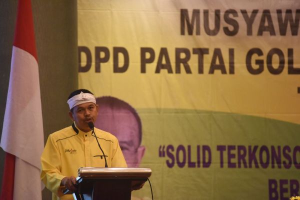  Dedi Mulyadi &amp; Pengurus DPD Partai Golkar Jabar Dilantik di Sentul Besok