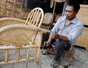  Permintaan Produk Rotan Terus Naik di Pasar Lokal