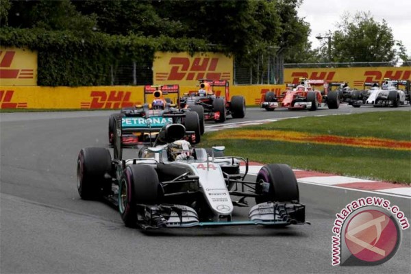  Hamilton Sabet Gelar Ke-5 di Grand Prix Kanada